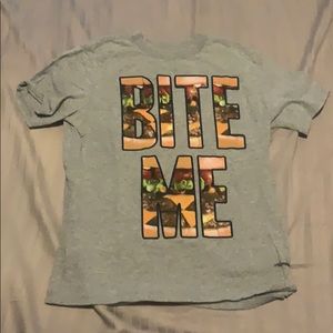 3/$12 Aeropostale BITE ME T-Shirt (Kids 7/8)